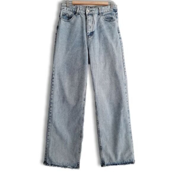 Vintage Hi-Rise Broken-In Mom Jean Faded Distressed Blue Sz 8 / M - Picture 2 of 14